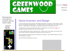 Tablet Screenshot of greenwoodgamesfun.com